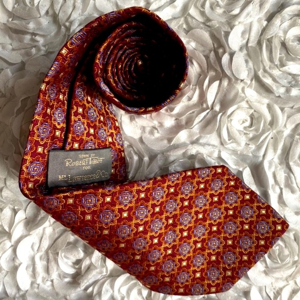 New Robert Talbott mens silk tie